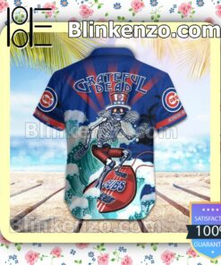 MLB Chicago Cubs Grateful Dead Summer Beach Shirt b