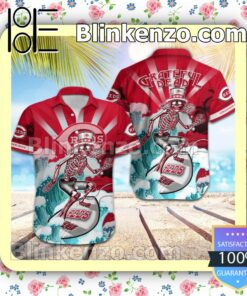 MLB Cincinnati Reds Grateful Dead Summer Beach Shirt