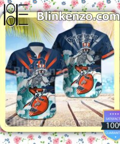 MLB Detroit Tigers Grateful Dead Summer Beach Shirt