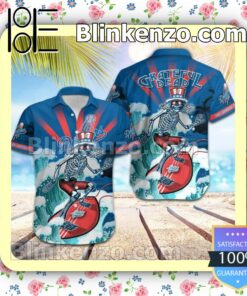 MLB Los Angeles Dodgers Grateful Dead Summer Beach Shirt