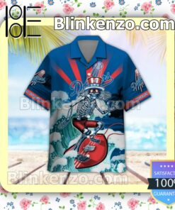 MLB Los Angeles Dodgers Grateful Dead Summer Beach Shirt a