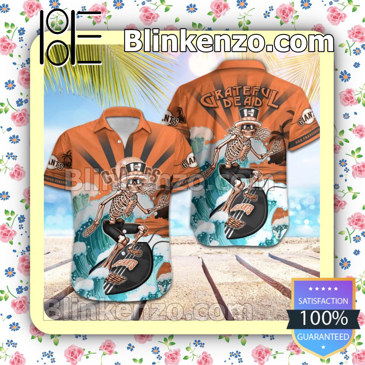 Best Gift MLB San Francisco Giants Grateful Dead Summer Beach Shirt