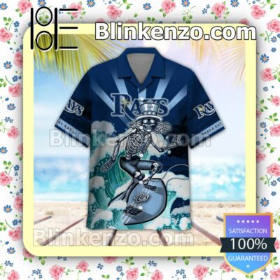 MLB Tampa Bay Rays Grateful Dead Summer Beach Shirt a