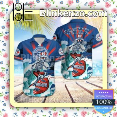 MLB Toronto Blue Jays Grateful Dead Summer Beach Shirt