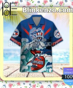 MLB Toronto Blue Jays Grateful Dead Summer Beach Shirt a