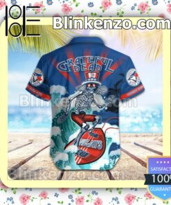 MLB Toronto Blue Jays Grateful Dead Summer Beach Shirt b