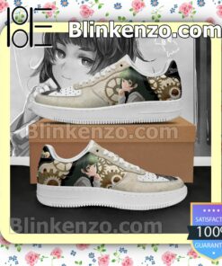 Maho Hiyajo Steins Gate Anime Nike Air Force Sneakers