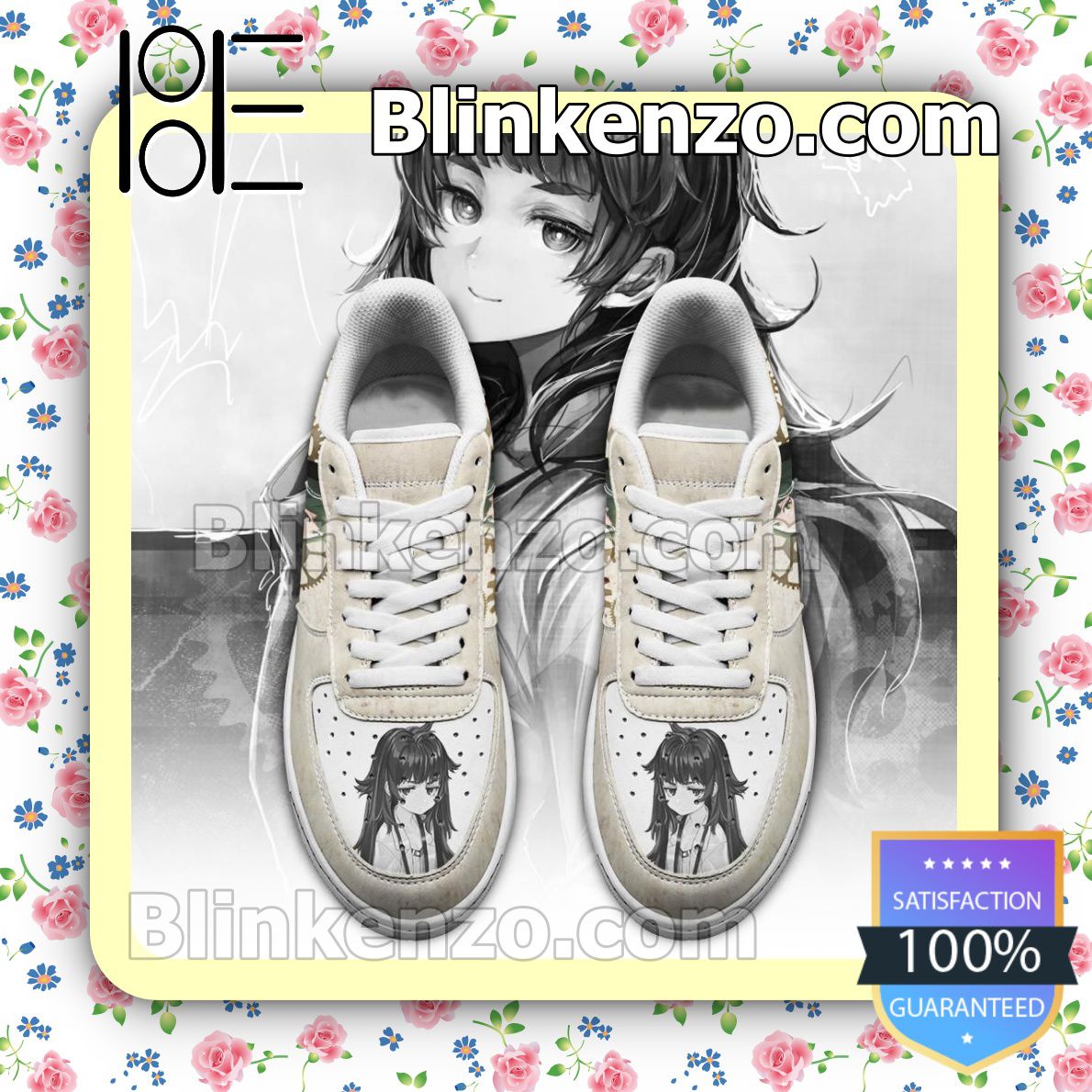Mother's Day Gift Maho Hiyajo Steins Gate Anime Nike Air Force Sneakers