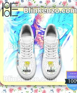 Marco One Piece Anime Nike Air Force Sneakers a