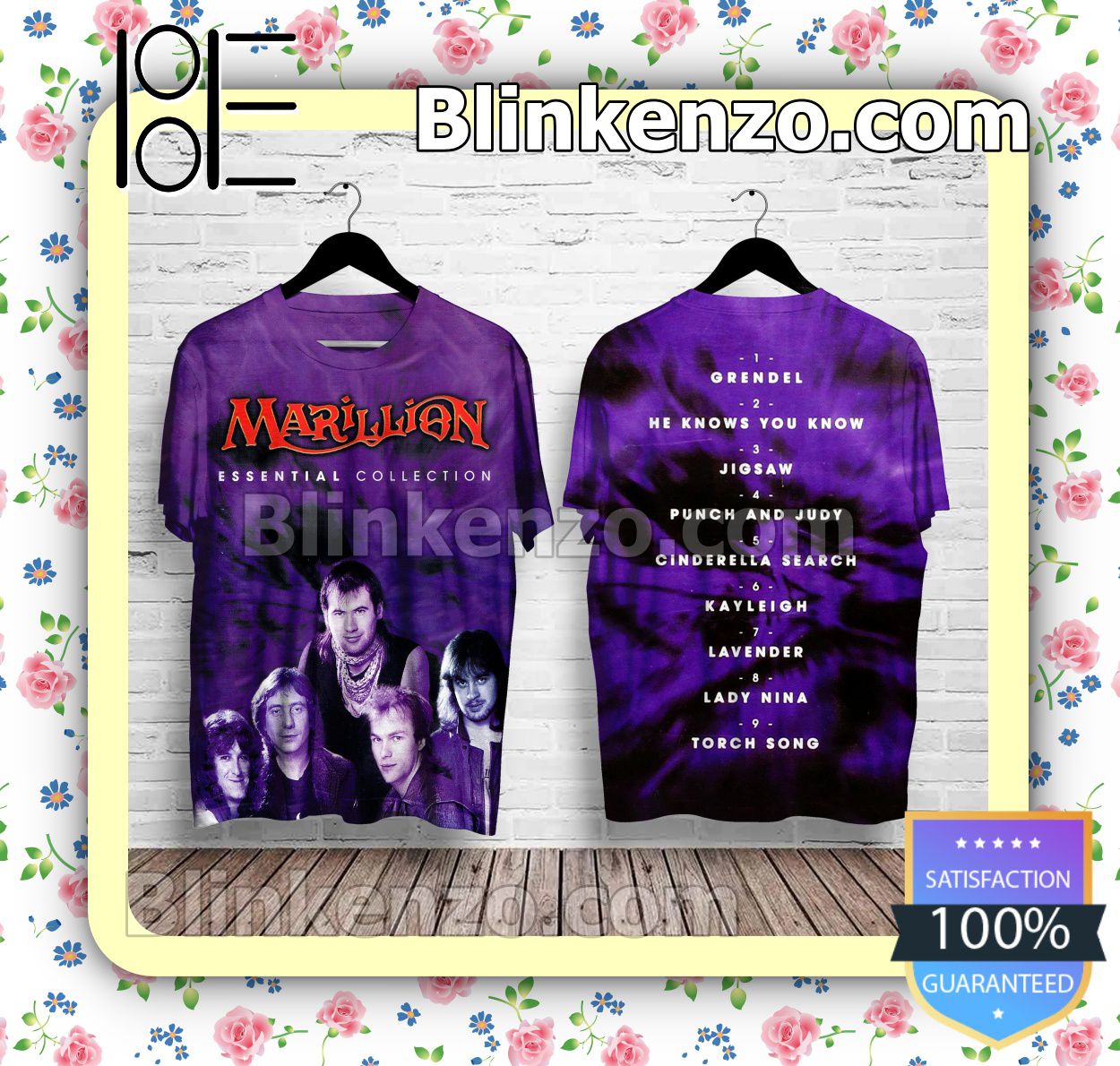 Marillion Essential Collection Album Cover Custom Shirt