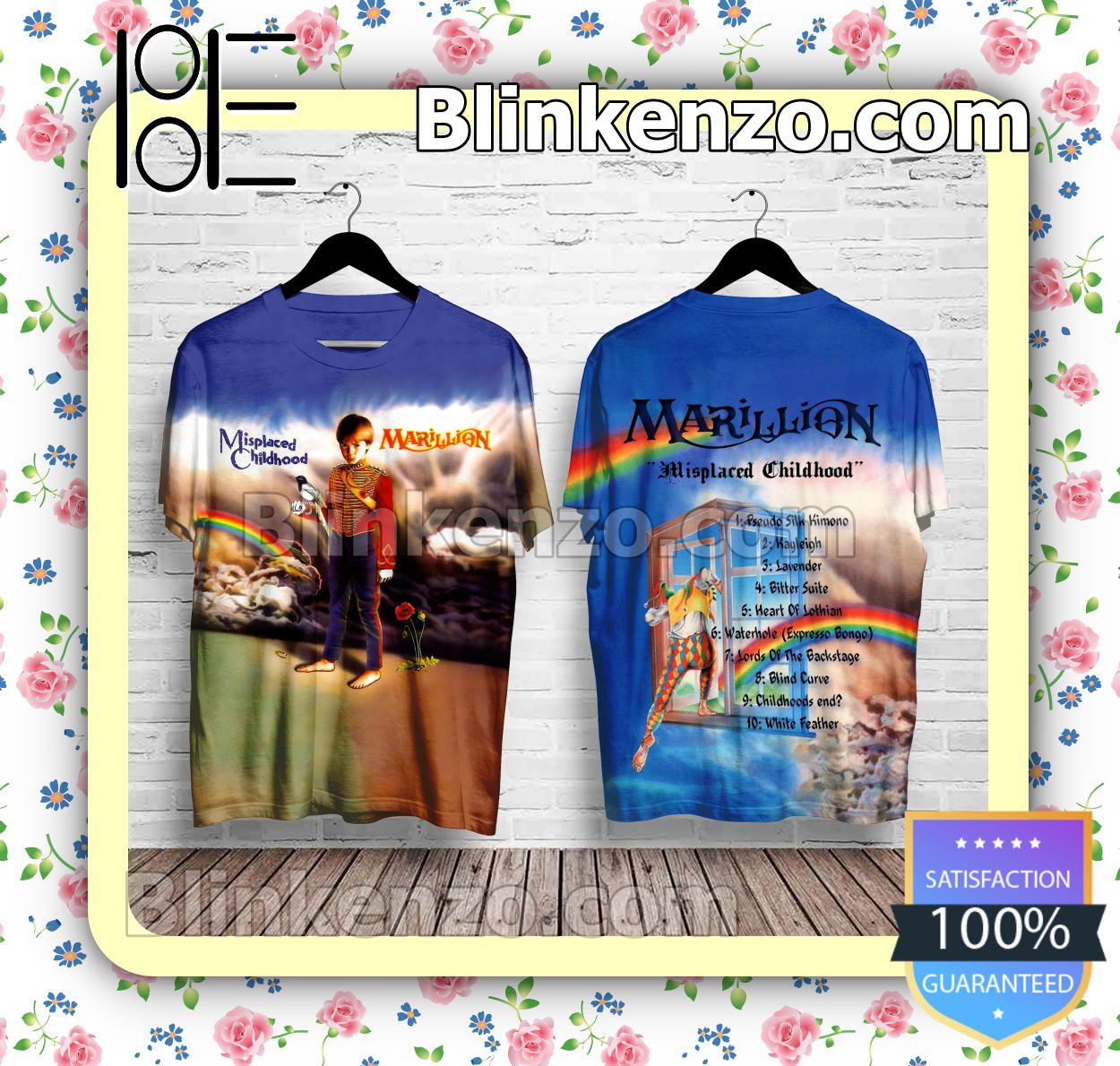 Marillion Misplaced Childhood Album Cover Custom Shirt