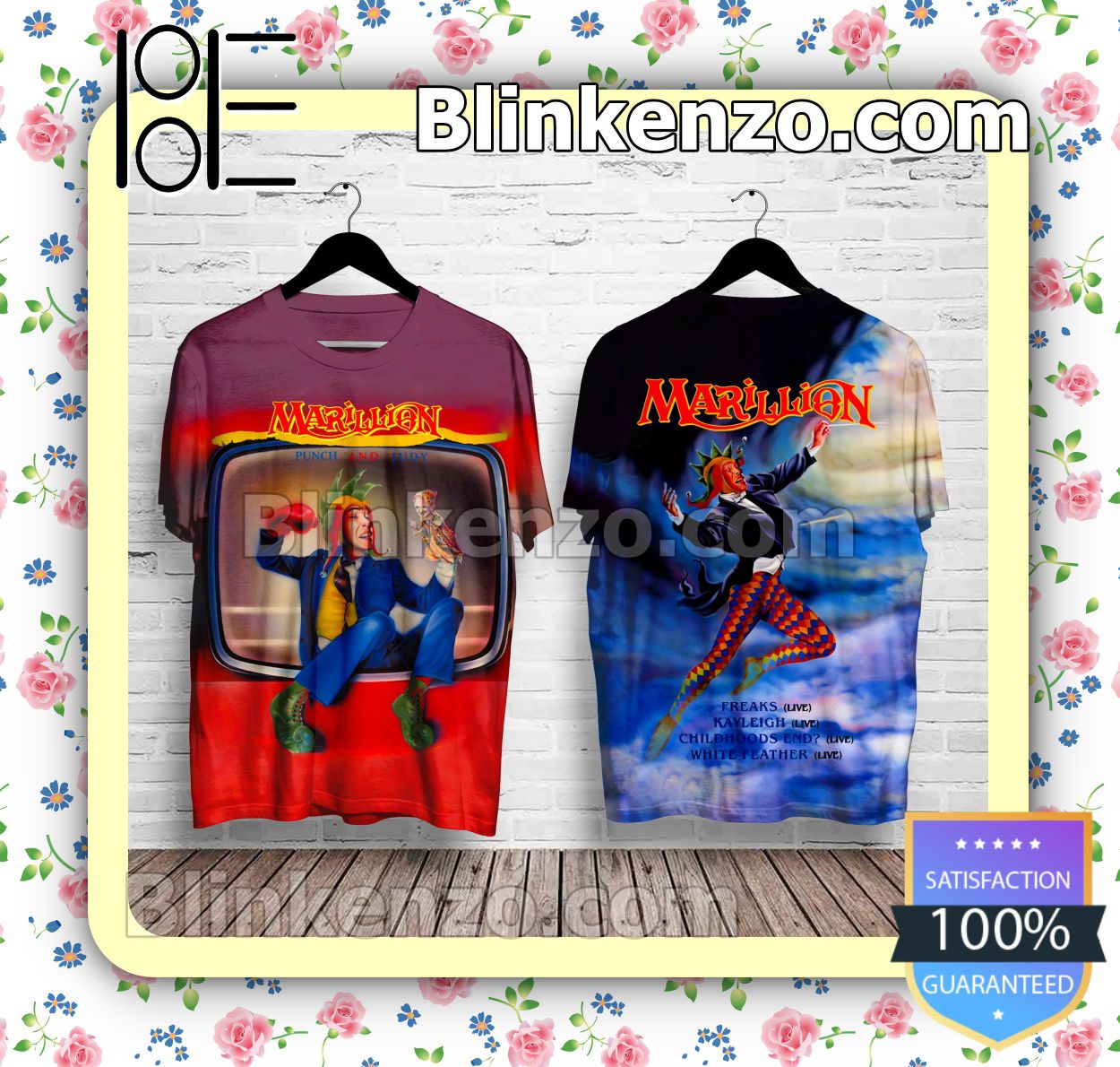 Marillion Punch And Judy Album Cover Custom Shirt