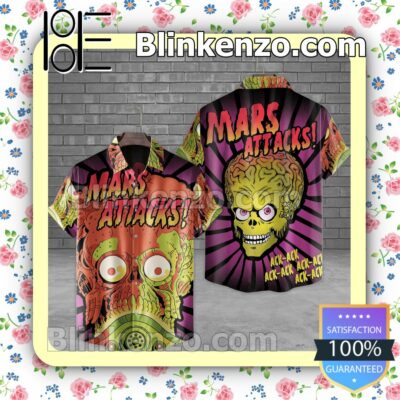 Mars Attacks Halloween Short Sleeve Shirts