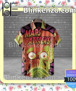 Mars Attacks Halloween Short Sleeve Shirts a