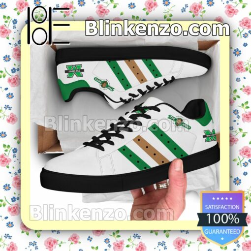 Marshall Thundering HerdLogo Print Low Top Shoes
