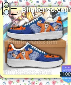 Master Roshi Dragon Ball Anime Nike Air Force Sneakers