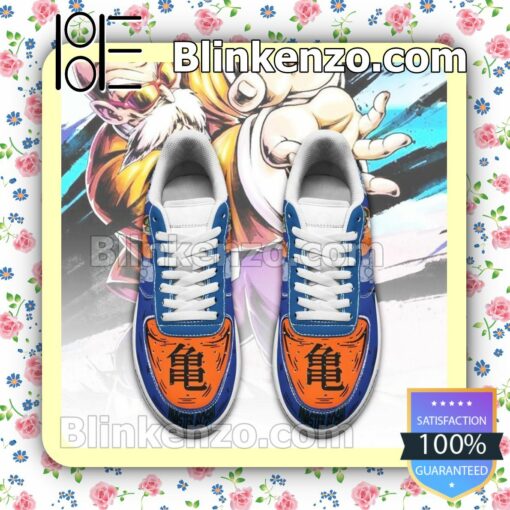 Master Roshi Dragon Ball Anime Nike Air Force Sneakers a