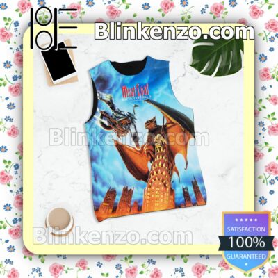 Meat Loaf Bat Out Of Hell II Back Into Hell Album Cover Yoga Bras Tank Tops
