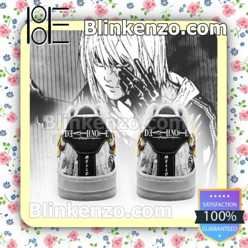 Mello Death Note Anime Nike Air Force Sneakers b