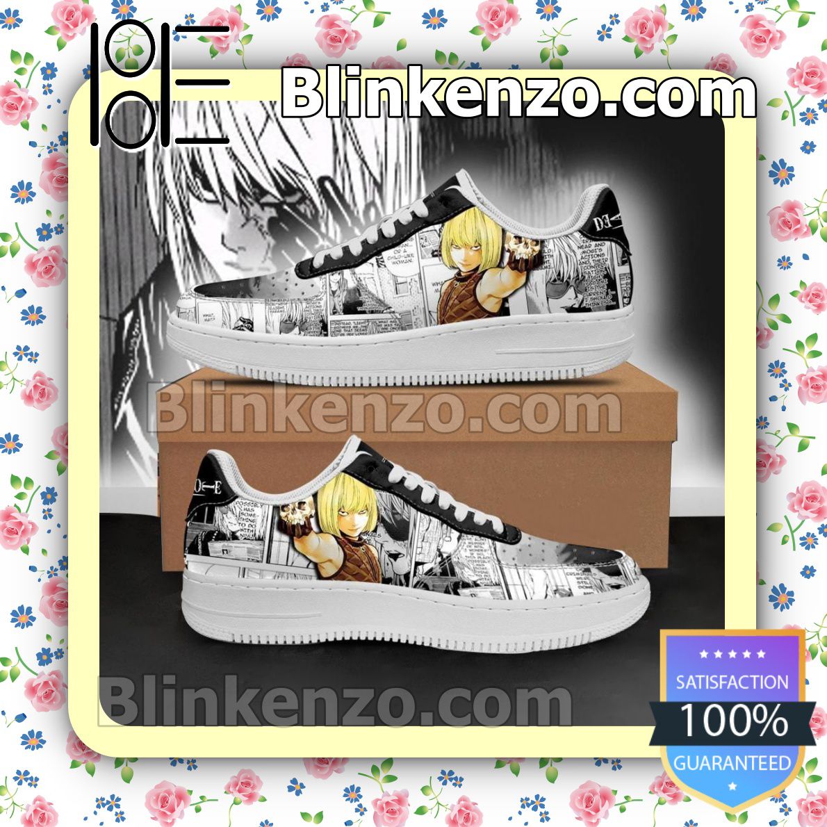 Where To Buy Mello Death Note Anime Nike Air Force Sneakers