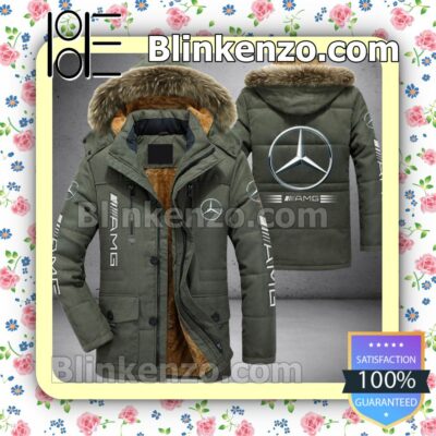 Mercedes Amg Company Men Puffer Jacket b