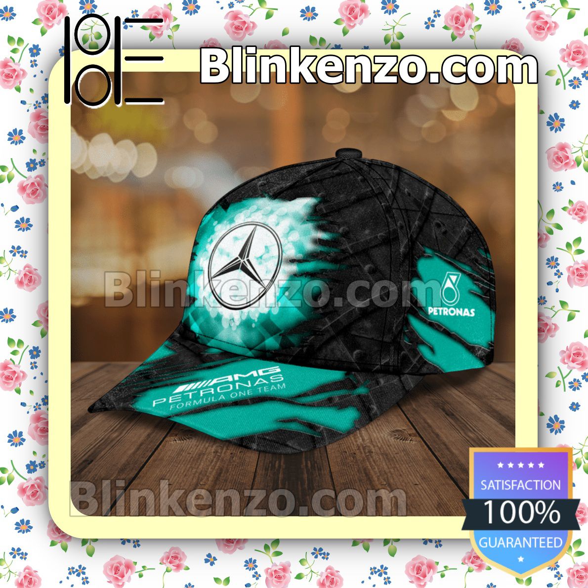Print On Demand Mercedes Amg Petronas Formula One Team Baseball Caps Gift For Boyfriend