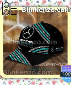 Mercedes Amg Petronas Formula One Team Glitter Stripes Baseball Caps Gift For Boyfriend b