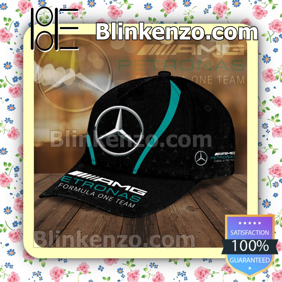 Father's Day Gift Mercedes Amg Petronas Formula One Team Logo Printed Baseball Caps Gift For Boyfriend