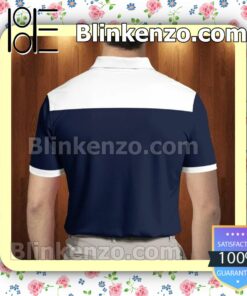 Mercedes Benz Amg Navy And White Custom Polo Shirt a