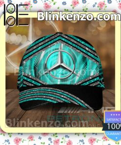 Mercedes Logo Glitter Stripes Baseball Caps Gift For Boyfriend