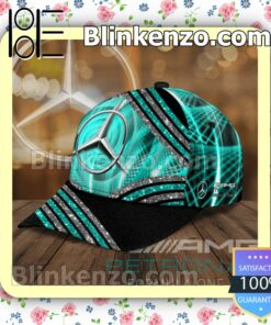 Mercedes Logo Glitter Stripes Baseball Caps Gift For Boyfriend a