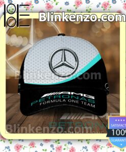 Mercedes Logo Printed Amg Petronas Formula One Team Black And Grey Baseball Caps Gift For Boyfriend