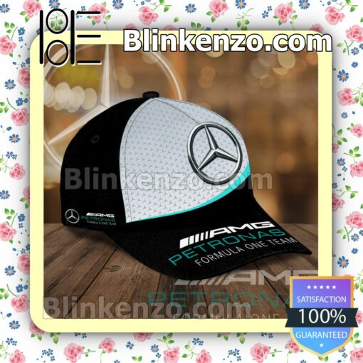 Mercedes Logo Printed Amg Petronas Formula One Team Black And Grey Baseball Caps Gift For Boyfriend a
