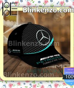 Mercedes Logo Printed Amg Petronas Formula One Team Black Baseball Caps Gift For Boyfriend a
