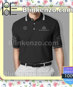 Mercedes Maybach Black Custom Polo Shirt