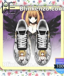 Misa Amane Death Note Anime Nike Air Force Sneakers a