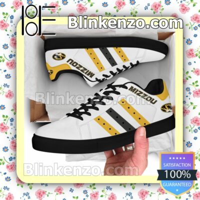 Missouri Tigers Logo Print Low Top Shoes