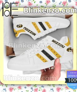 Missouri Tigers Logo Print Low Top Shoes a