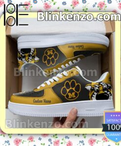 Missouri Tigers Mascot Logo NCAA Nike Air Force Sneakers