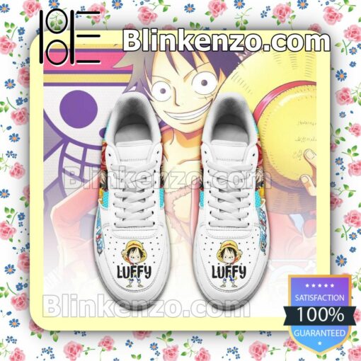Monkey D Luffy One Piece Anime Nike Air Force Sneakers a