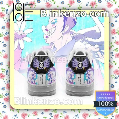 Mr 2 Bon Clay One Piece Anime Nike Air Force Sneakers b