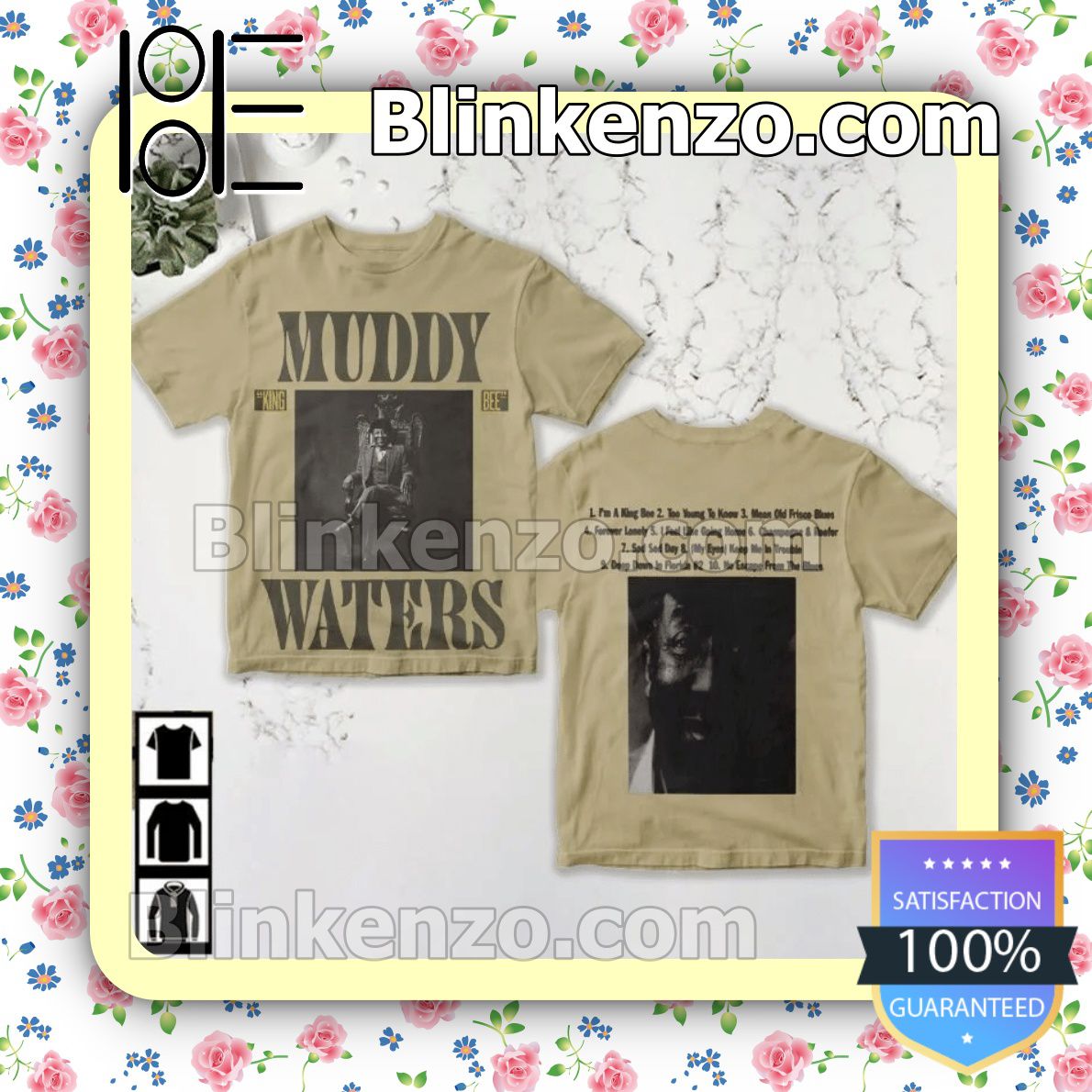 Muddy Waters King Bee Album Custom Shirt