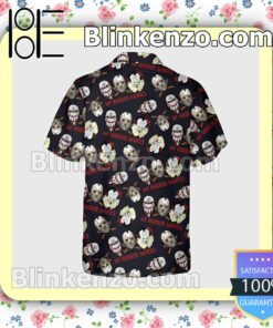 My Horror Movies Saw, It And Friday The 13th Halloween Short Sleeve Shirts a