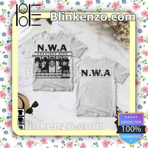 N.w.a. Greatest Hits Album Cover Full Print Shirts