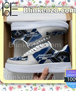 NCAA BYU Cougars Nike Air Force Sneakers