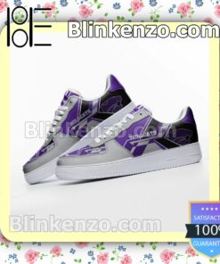 NCAA Kansas State Wildcats Nike Air Force Sneakers a