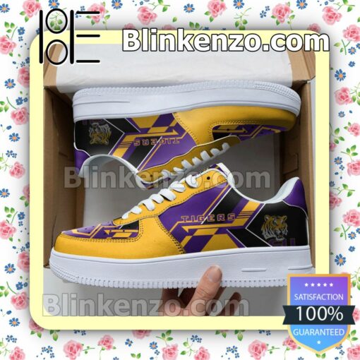 NCAA LSU Tigers Nike Air Force Sneakers