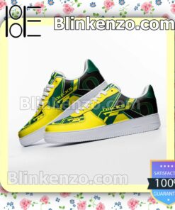 NCAA Oregon Ducks Nike Air Force Sneakers a