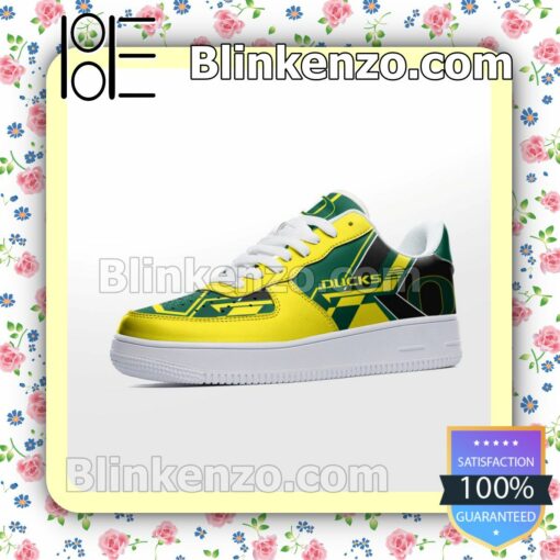 NCAA Oregon Ducks Nike Air Force Sneakers b