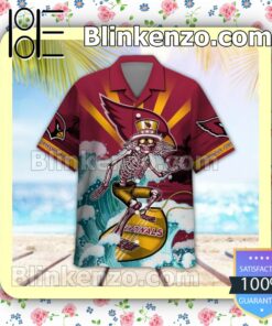 NFL Arizona Cardinals Grateful Dead Summer Beach Shirt a